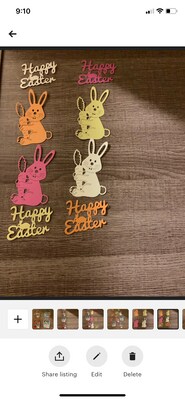 Easter basket die cut ,embellishments, journals and scrapbook paper, project, card making , card tag . - image5